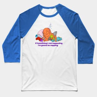 Sleepy Octopus Baseball T-Shirt